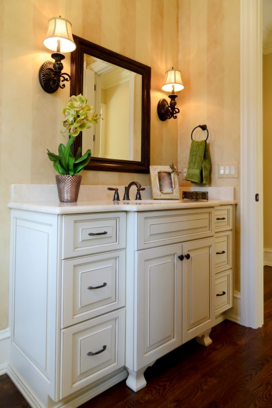 Elegant Vanity with Lighting